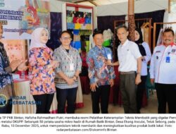 Batik Bintan Mengikat Harapan Baru: Dari Gonggong sampai Padi Emas, Semua Jadi Motif Masa Depan