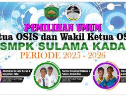 Tiga Paslon Resmi Bersaing Rebut Kursi Ketua OSIS SMP Katolik Sulama Kada Periode 2025/2026