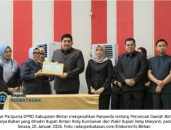 DPRD Bintan Sahkan Ranperda Perseroda Bintan Karya Bahari
