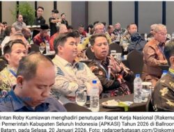 Bupati Bintan Tegaskan Komitmen Dukung Program Nasional di Rakernas APKASI 2026