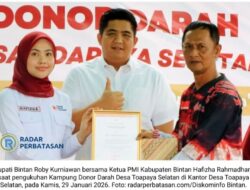 Bintan Resmikan Kampung Donor Darah, Bupati: Ini Gerakan Kemanusiaan, Bukan Seremonial