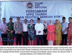 Kepri Peringkat 3 Nasional Program Gizi, Wagub Resmikan SPPG Yasmin di Batam