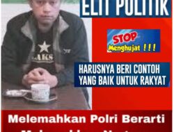 Elit Tokoh Publik di Minta Untuk Stop Menghujat Kapolri