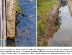 Debit Waduk Sei Gesek Turun, Tekanan Air di Sejumlah Wilayah Melemah