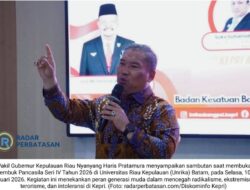 Kepri Rawan Pengaruh Luar, Wagub Nyanyang Ajak Mahasiswa Bentengi Diri dari Radikalisme
