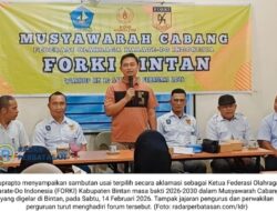 Suprapto Terpilih Aklamasi Pimpin FORKI Bintan 2026–2030, Siap Cetak Atlet Berprestasi