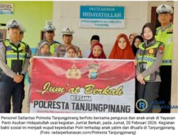 Satlantas Polresta Tanjungpinang Tebar Kebaikan di Panti Asuhan Hidayatullah