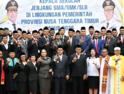 Gubernur NTT Melki Laka Lena Lantik 104 Kepala Sekolah, Tegaskan Kepemimpinan Kunci Mutu Pendidikan
