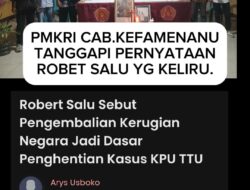 PMKRI Cabang Kefamenanu Kritik Pernyataan Robertus Salu soal Pengembalian Kerugian Negara dalam Kasus Dugaan Korupsi KPU TTU