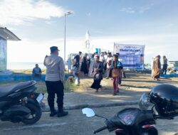 Polres Pohuwato Hadir Beri Rasa Aman, Sholat Idul Fitri Muhammadiyah Berlangsung Khidmat