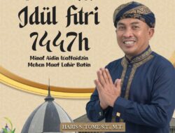 Asisten Administrasi Gorontalo Haris S. Tome Ucapkan Idul Fitri 1447 H: Perkuat Silaturahmi dan Sinergi untuk Kemajuan Daerah.