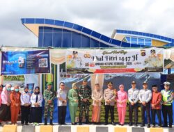 Kapolres Pohuwato Bersama Forkopimda Cek Pos PAM Jelang Malam Takbiran