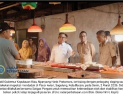 Gebrakan Wagub Nyanyang: Sidak Pasar Aviari, Pastikan Dapur Warga Kepri Tetap Ngepul!