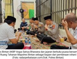 Buka Puasa di Balik Jeruji: Cara Kapolres Bintan Mengetuk Pintu Langit dan Hati Para Tahanan