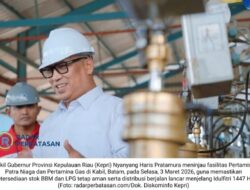 Jamin Stok BBM dan Gas Aman Jelang Lebaran, Wagub Kepri Nyanyang Haris ‘Sidak’ Kilang Pertamina di Kabil