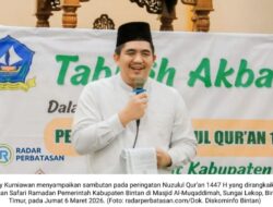 Syahdu! Bupati Roby Kurniawan Tutup Safari Ramadan dengan Peringatan Nuzulul Qur’an di Bintan Timur