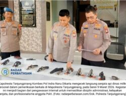 Disiplin Baja! Kapolresta Tanjungpinang ‘Prei’ Kompromi Soal Senpi, Personel Wajib Tertib Administrasi