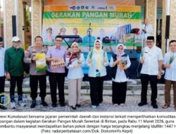 Jaga Dompet Emak-Emak Jelang Lebaran, Dewi Kumalasari Pimpin Gerakan Pangan Murah Serentak di Bintan