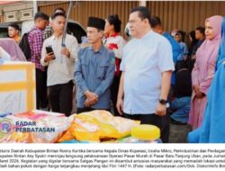 Emak-Emak Serbu Pasar Baru Tanjung Uban! Sekda Bintan: Stok Aman, Harga Terjaga Sampai Lebaran