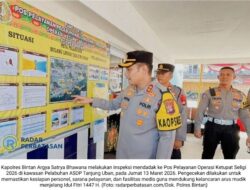 Pastikan Mudik Aman dan Ceria, Kapolres Bintan Sidak Pelabuhan: ‘Jadikan Tugas Ladang Ibadah!’