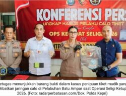 Waspada Calo Tiket Mudik! Polda Kepri Sikat Pelaku Penipuan di Pelabuhan Batu Ampar