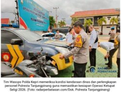 Pastikan Mudik Aman, Tim Wasops Polda Kepri ‘Bedah’ Kesiapan Operasi Ketupat Seligi di Tanjungpinang