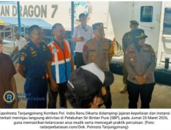 Pantau Langsung Pelabuhan SBP, Kapolresta Tanjungpinang Pastikan Arus Mudik 2026 Aman dari Calo!
