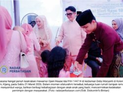 Ratusan Warga “Serbu” Kediaman Wabup Bintan Deby Maryanti, Momentum Hangat Lebaran di Kolong Nam