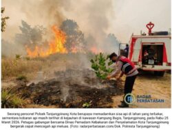 Lahan 1 Hektare di Tanjungpinang Nyaris Jadi Arang, Polisi dan Damkar Adu Cepat Lawan Si Jago Merah!