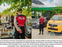 Polri Hadir di Tengah Duka: Sat Samapta Polresta Tanjungpinang Kawal Jenazah Hingga ke Peristirahatan Terakhir