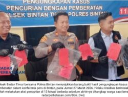 Residivis ‘Lincah’ Berakhir di Tangan Warga: 13 Kali Bobol Rumah di Bintan, Berhenti karena Teriakan Korban WFH