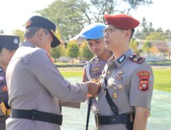 Kapolres Pohuwato Pimpin Sertijab Kasat Reskrim, Kasatresnarkoba, Kasat Lantas dan Kapolsek Marisa