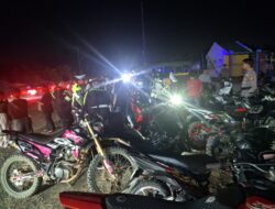 Patroli Malam Minggu, Polres Pohuwato Tindak Tegas Knalpot Brong yang Resahkan Masyarakat