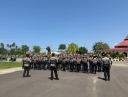 Polres Pohuwato Siaga Maksimal: Latihan Dalmas Humanis Jelang May Day 2026