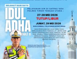 Pelayanan SIM Polres TTU Libur Idul Adha, Warga Diberi Dispensasi Perpanjangan hingga 29 Mei 2026