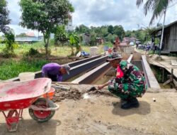 Percepatan Pembangunan Jembatan Beton di Kelurahan Loa Bahu Terus Digencarkan