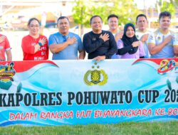 POLRES POHUWATO GELAR EKSEBISI PERSAHABATAN BERSAMA INSAN PERS DALAM RANGKA HUT BHAYANGKARA KE-80