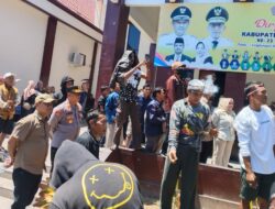 Polres Pohuwato Kawal Aksi Massa Popayato Barat, Penyampaian Aspirasi Berlangsung Aman dan Kondusif