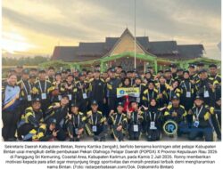 Ronny Kartika Kobarkan Semangat Juara Atlet Pelajar Bintan