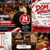 24 Pasangan Lintas Organisasi Bertemu di Meja Domino, Semarak HUT RI ke-81 di Rumah Kopi Ondong