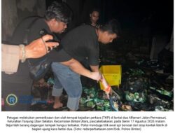 Korsleting Listrik Diduga Bakar Lantai Dua Alfamart Bintan