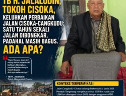 Proyek Perbaikan Jalan Cisoka-Cangkudu Dikeluhkan Toko Cisoka, TB H Jalaludin : Satu Tahun Sekali Jalan Di Bongkar Padahal Masih Bagus, Jangan Main Main Dengan Uang Rakyat