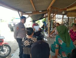 Patroli Dialogis Polsek Jabon, Sampaikan Pesan Kamtibmas kepada Ibu-Ibu PKK Desa Kupang