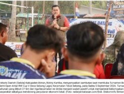 Konsistensi Turnamen Voli Sebong Lagoi Dipuji Sekda Bintan