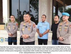 Polda Kepri Usut Tuntas Konflik Maut Pulau Setokok