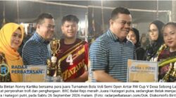 BRC dan Belak Sabet Juara Turnamen Voli Bintan