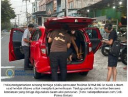 Polisi Bekuk Tiga Pencuri Alat Listrik SPAM Bintan