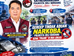 Gercep Tindak Aduan Narkoba, Polresta Deli Serdang Kena “Prank” di Dua Lokasi