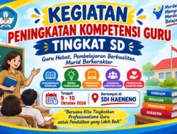 SDI Haeneno dan SDI Bubun Gelar Peningkatan Kompetensi Guru, Dorong Pembelajaran Berkualitas dan Murid Berkarakter