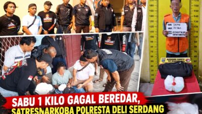 Satresnarkoba Polresta Deli Serdang Sita 1 Kg Sabu di Lubuk Pakam, Pemasok Berinisial R Diburu